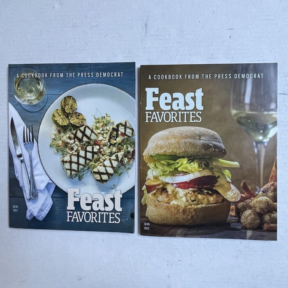 A Cookbook From Press Democrat Set of 2